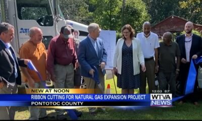 Ribbon cutting held for natural gas expansion project in Pontotoc County