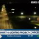 Highway 49 lighting project completed