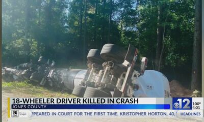 18-wheeler driver killed in Jones County crash