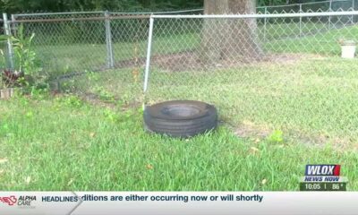 SCARY: Rolling tire exits I-10 and lands in homeowner’s backyard