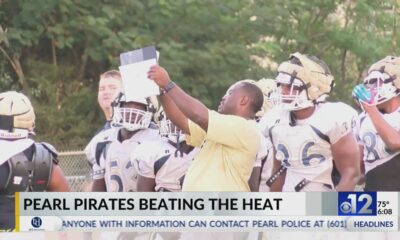 Pearl Pirates stay safe from heat during practice