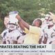 Pearl Pirates stay safe from heat during practice