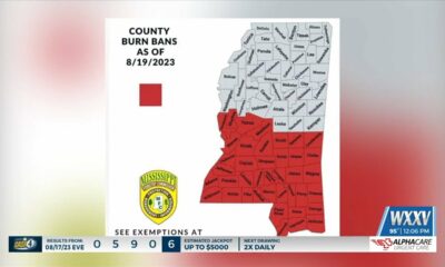 Burn ban still in effect for South Mississippi