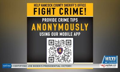 Hancock County Sheriff’s Office launches app for community to share tips