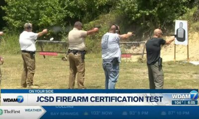 Jones County Sheriff’s Department holds firearms certification testing