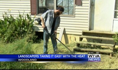 Houston landscapers battle extreme heat