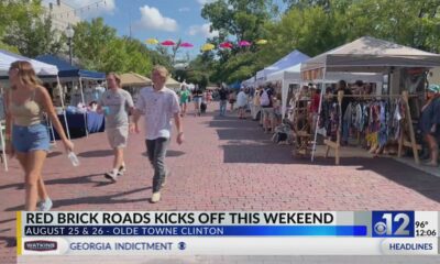 Which roads will be closed during Red Brick Road Festival?