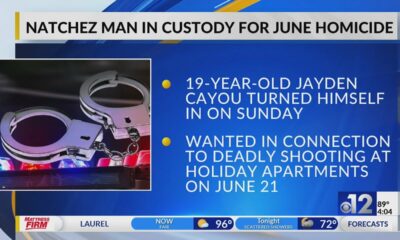 Natchez man in custody for June homicide