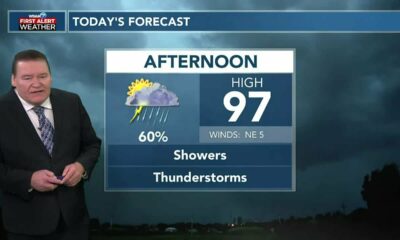 8/28 - Rex’s Monday morning forecast calls for ‘rain at last’