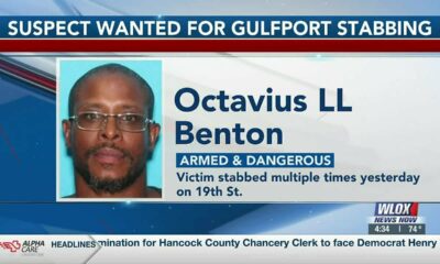 Gulfport Police say stabbing suspect should be considered “armed and dangerous”