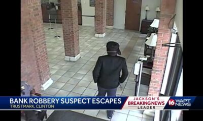 Clinton police release surveillance video of bank robbery suspect