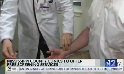 Mississippi county clinics to offer free screening services