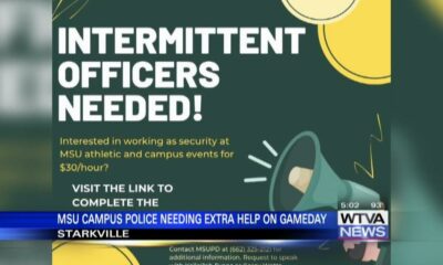 MSU looking for intermittent officers for gamedays and special events