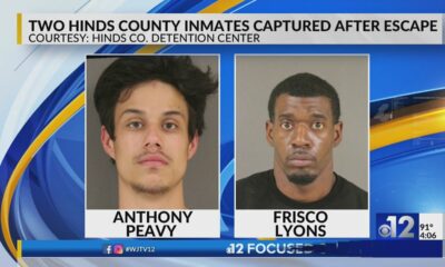 Two Hinds County inmates captured after escape from work center