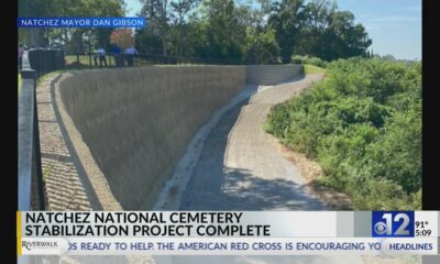 Natchez National Cemetery stabilization project complete