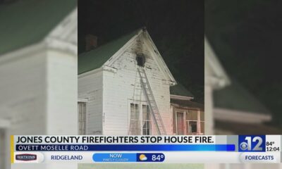 Jones County firefighters rescue 3 cats from house fire