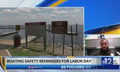 Reservoir police on boating safety during Labor Day weekend