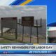 Reservoir police on boating safety during Labor Day weekend