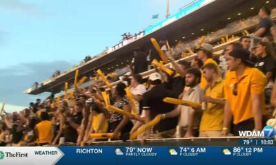 Buffett celebrated at USM football game