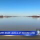 Mississippi River reaches record lows