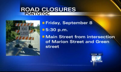 Roads closed in Pontotoc for Bodock Festival