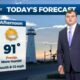 9/11 Chris's "Hot Afternoon" Monday Afternoon Forecast