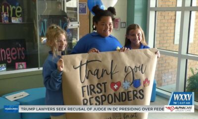 North Bay Elementary students thank first responders