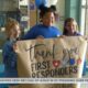 North Bay Elementary students thank first responders