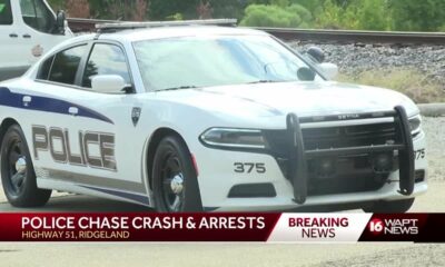 Ridgeland police chase, crash