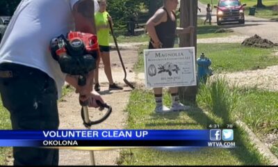 It's clean up week in Okolona