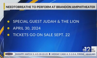 NEEDTOBREATHE to perform at Brandon Amphitheater