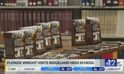 Flonzie Wright visits Ridgeland High School