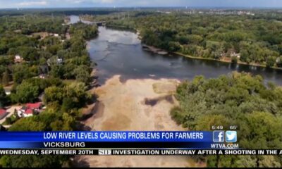 Farmers having to deal with low river levels