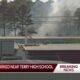 Large wildfire breaks out near Terry High School