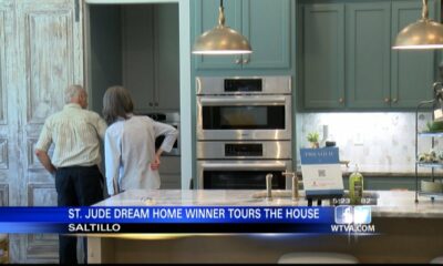 Winner of St. Jude Dream Home visits the new home