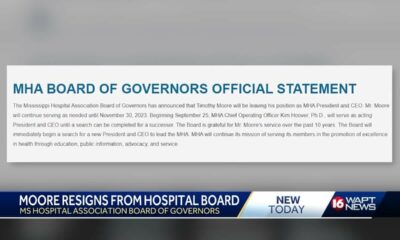 Moore Resigns From Hospital Board