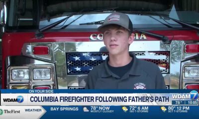 Columbia firefighter following father's path