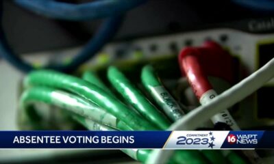 Absentee voting during Hinds Hack