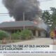 Crews respond to fire at old Jackson McDonald’s location