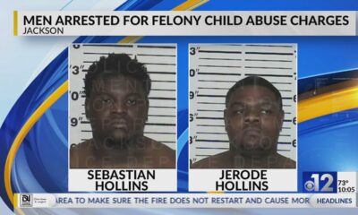 Two Jackson men charged with felony child abuse