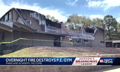 Parklane Academy PE gym burns