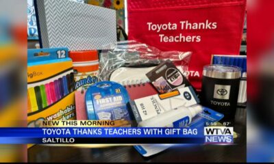 Employees at Toyota are showing their appreciation for teachers