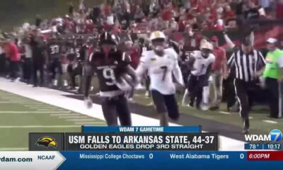 Late-game lapses send USM to 44-37 defeat at Arkansas State