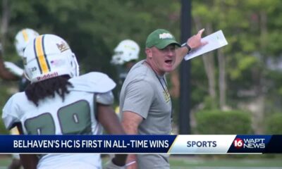 Belhaven's head football coach sets all-time wins record