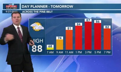 Patrick’s Wednesday PM Forecast 9/27