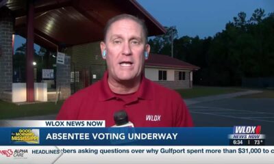 LIVE: Absentee voting now underway for November election