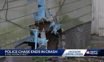 Police chase ends in crash