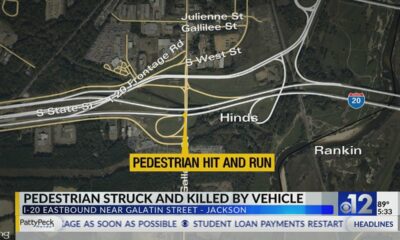 Man hit, killed on I-20 in Jackson