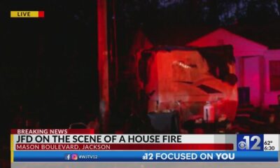 Jackson firefighters respond to Mason Boulevard house fire