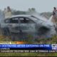 Car destroyed after catching on fire in Lowndes County